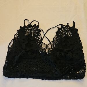 Peach Love California Black Lace Bralette